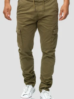 Indicode Herren Cargohose - Broadwick in khaki