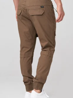 Indicode Herren Cargohose - Dennis in camel braun