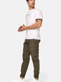 Indicode Herren Cargohose - Dennis in khaki