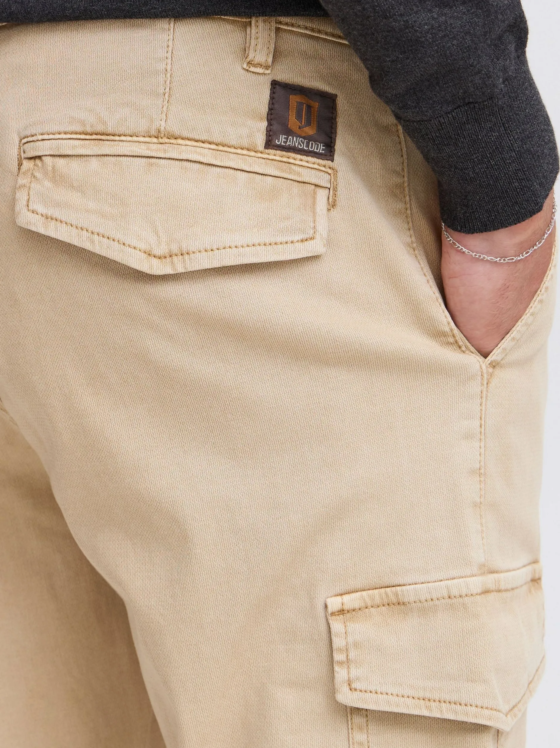 Indicode Herren Cargohose - IDSwillam in beige
