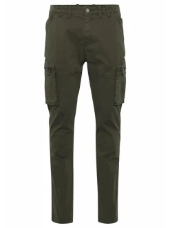 Indicode Herren Cargohose - IDCargas in grün