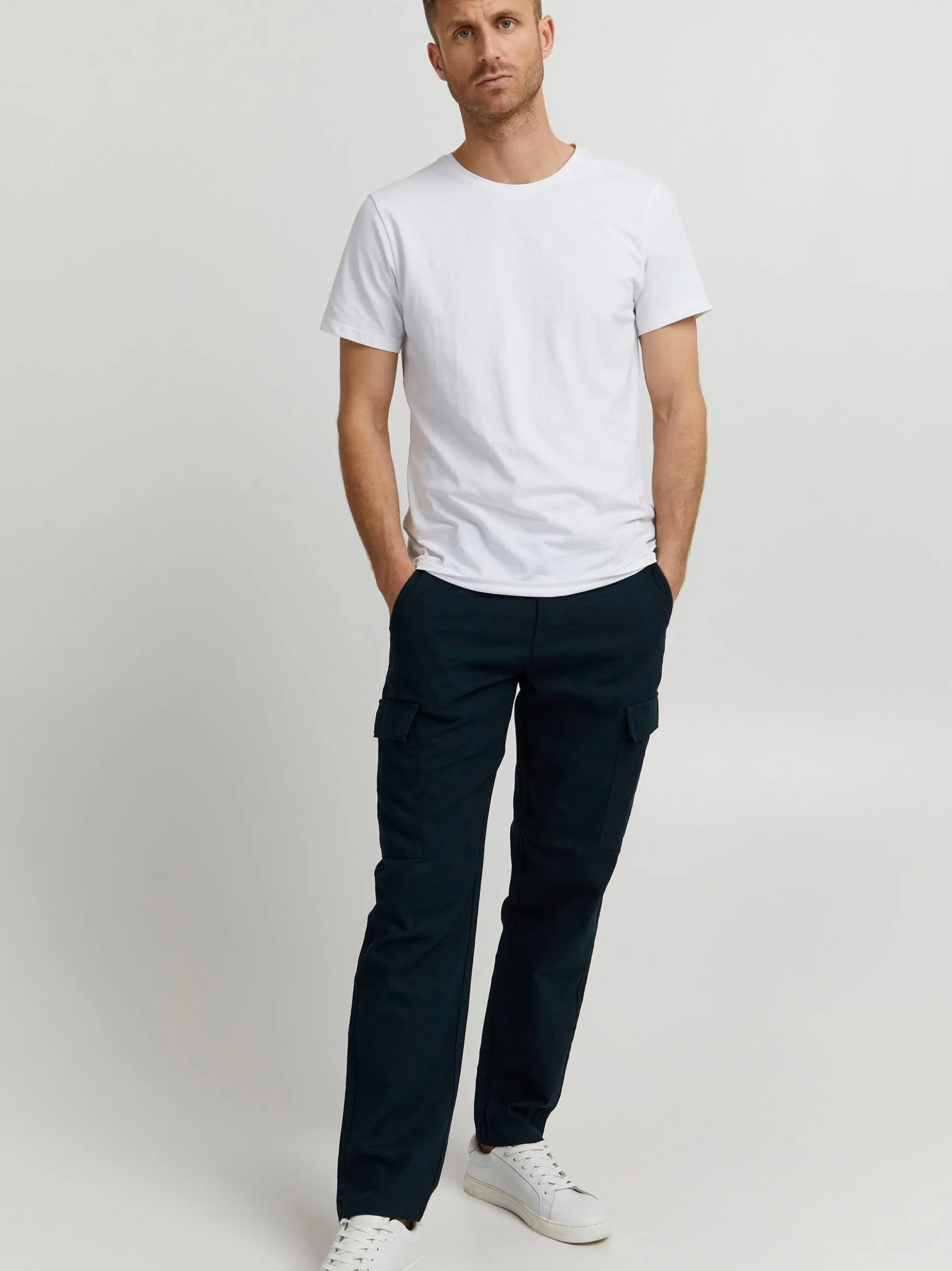 Indicode Herren Cargohose - IDMosat in blau