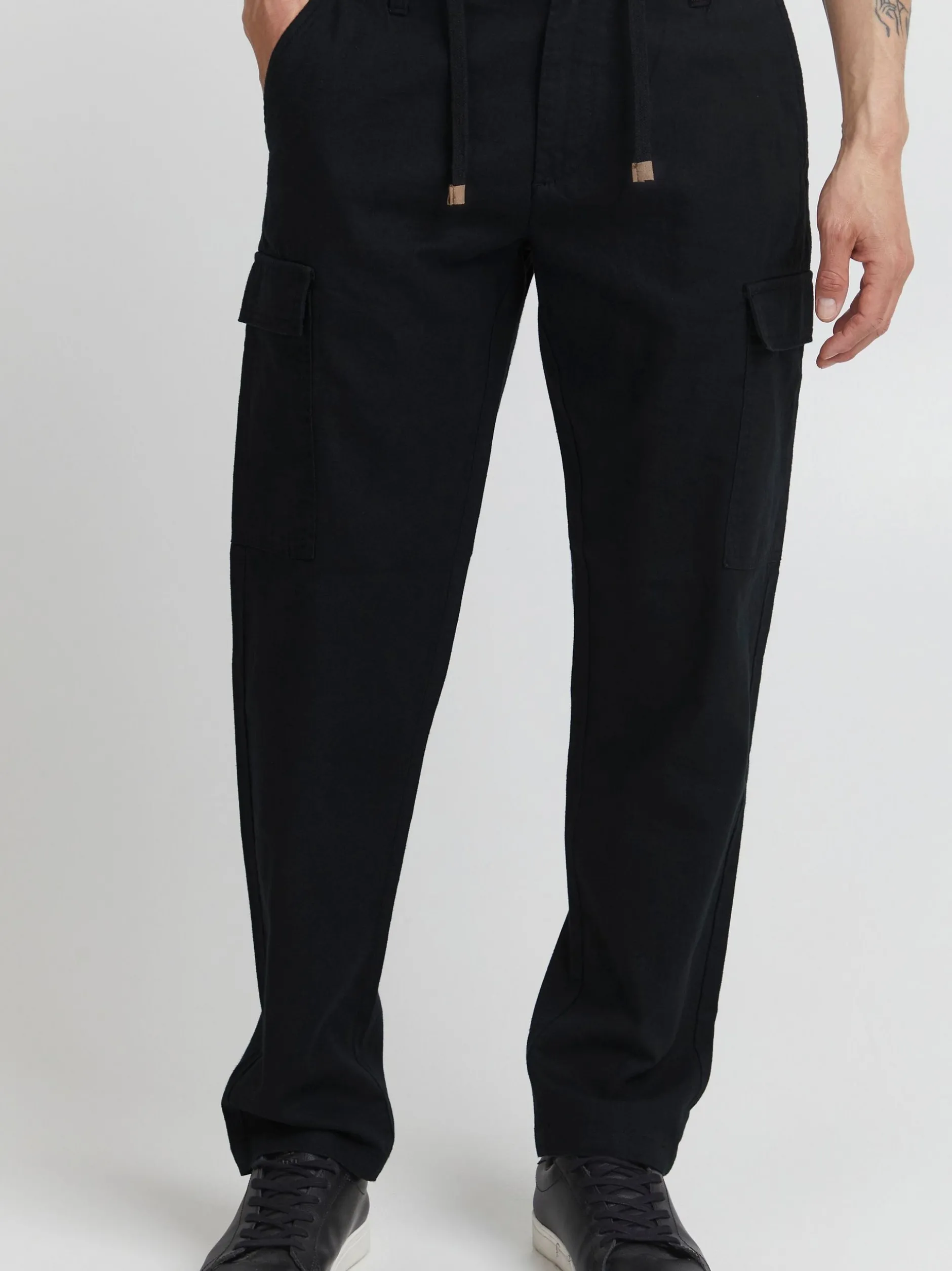 Indicode Herren Cargohose - IDMosat in schwarz