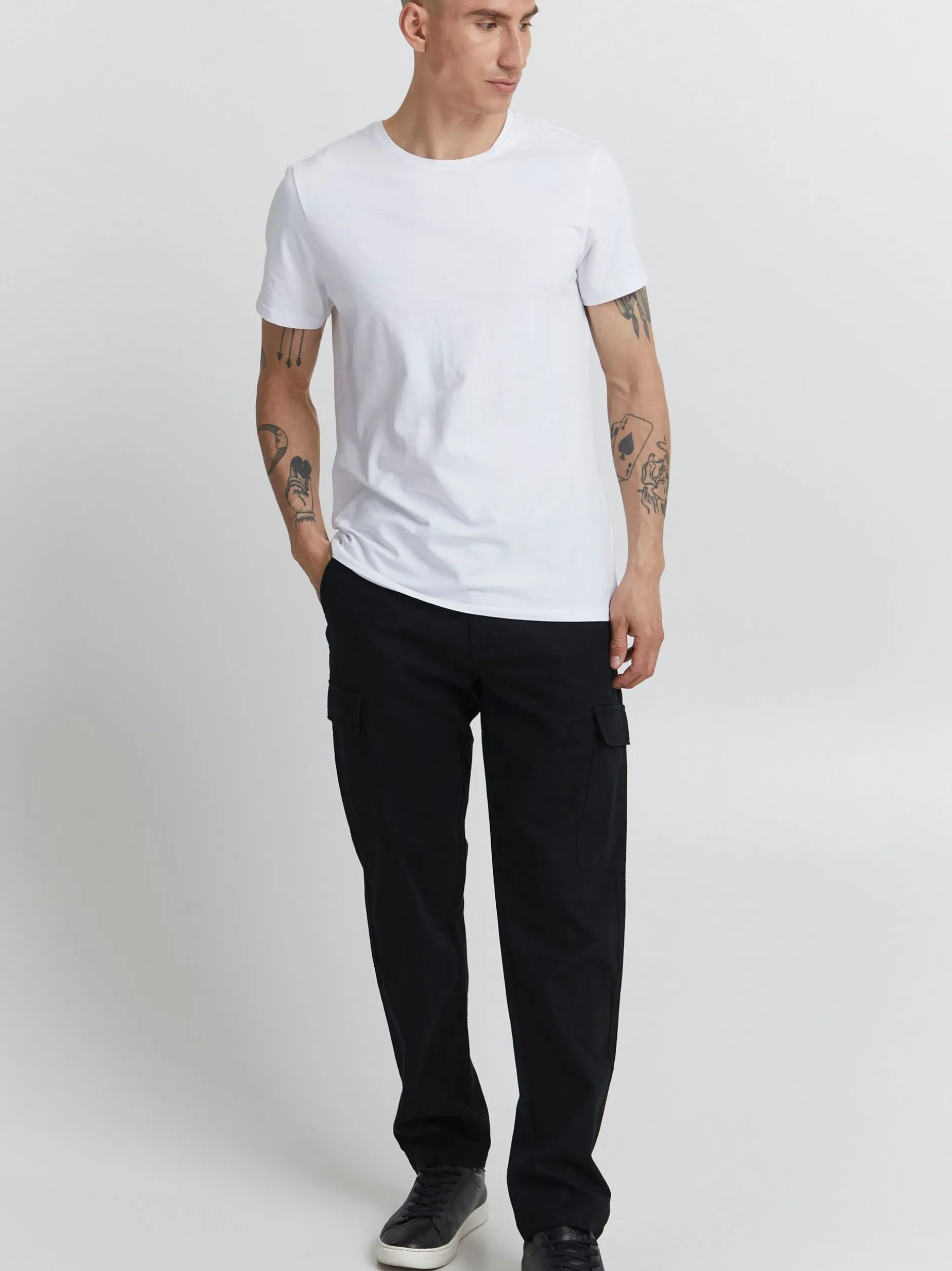 Indicode Herren Cargohose - IDMosat in schwarz