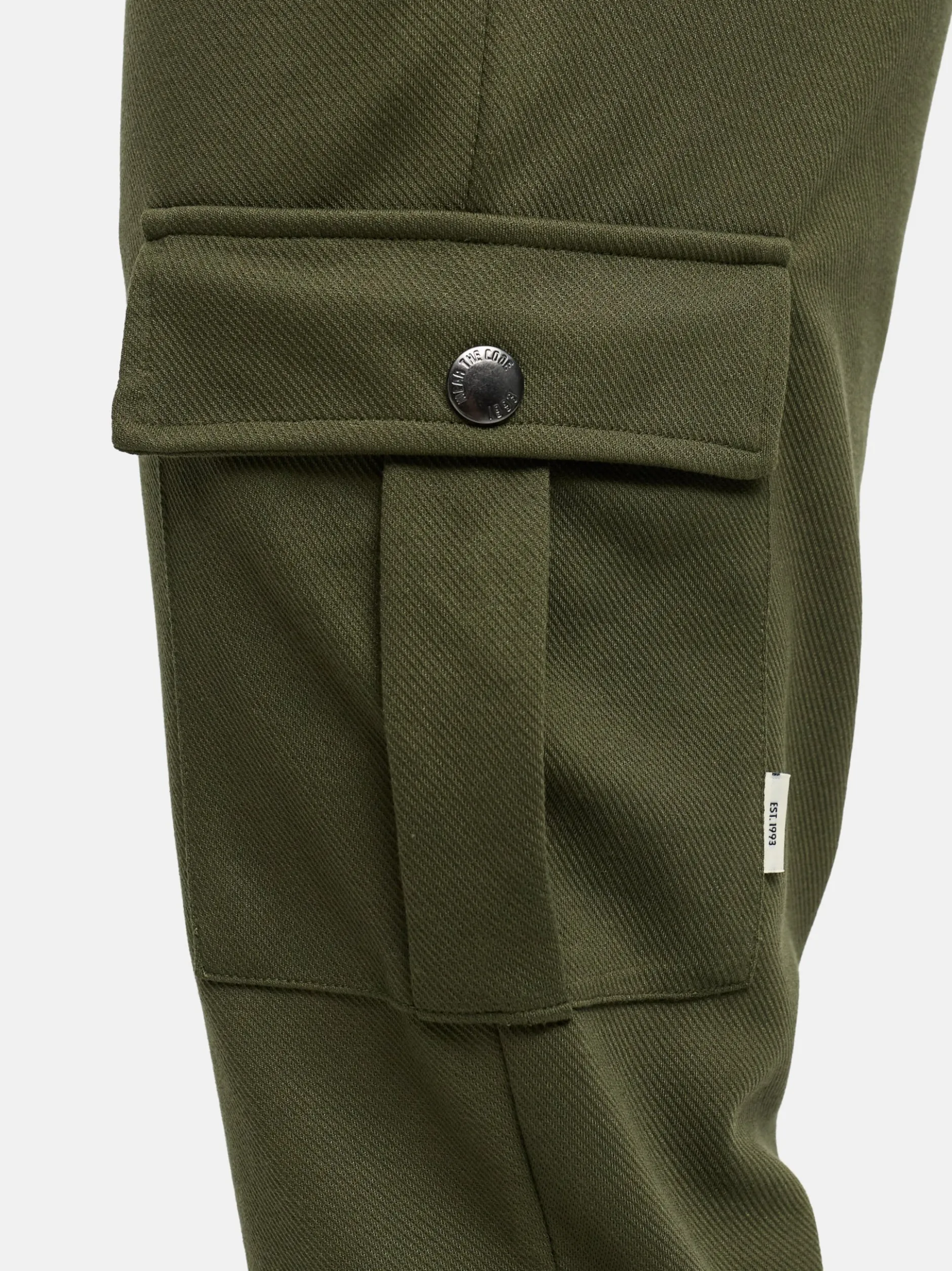 Indicode Herren Cargohose - INNezzo String Cargo in khaki