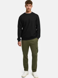 Indicode Herren Cargohose - INNezzo String Cargo in khaki