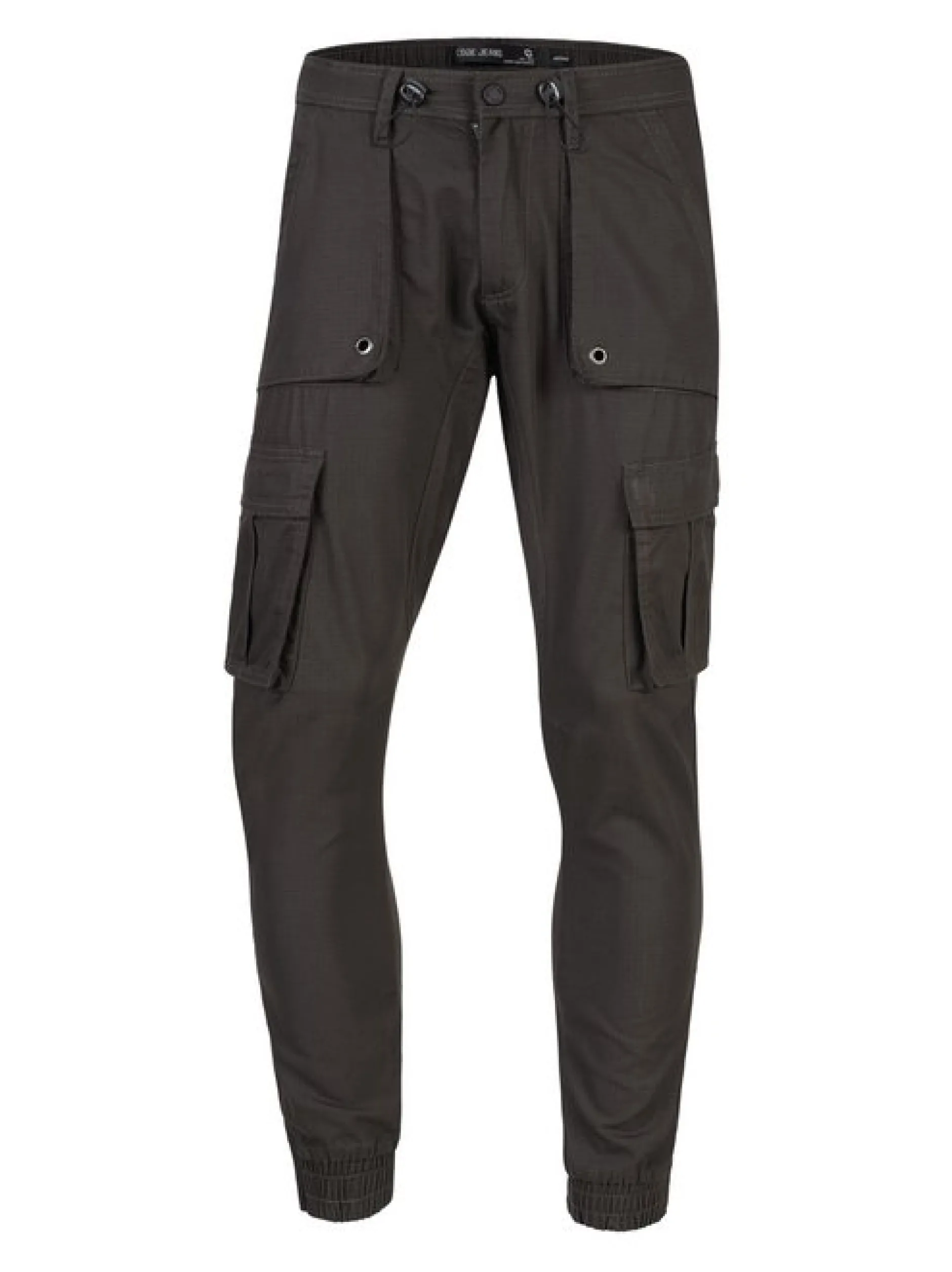 Indicode Herren Cargohose - Leonard in anthrazit
