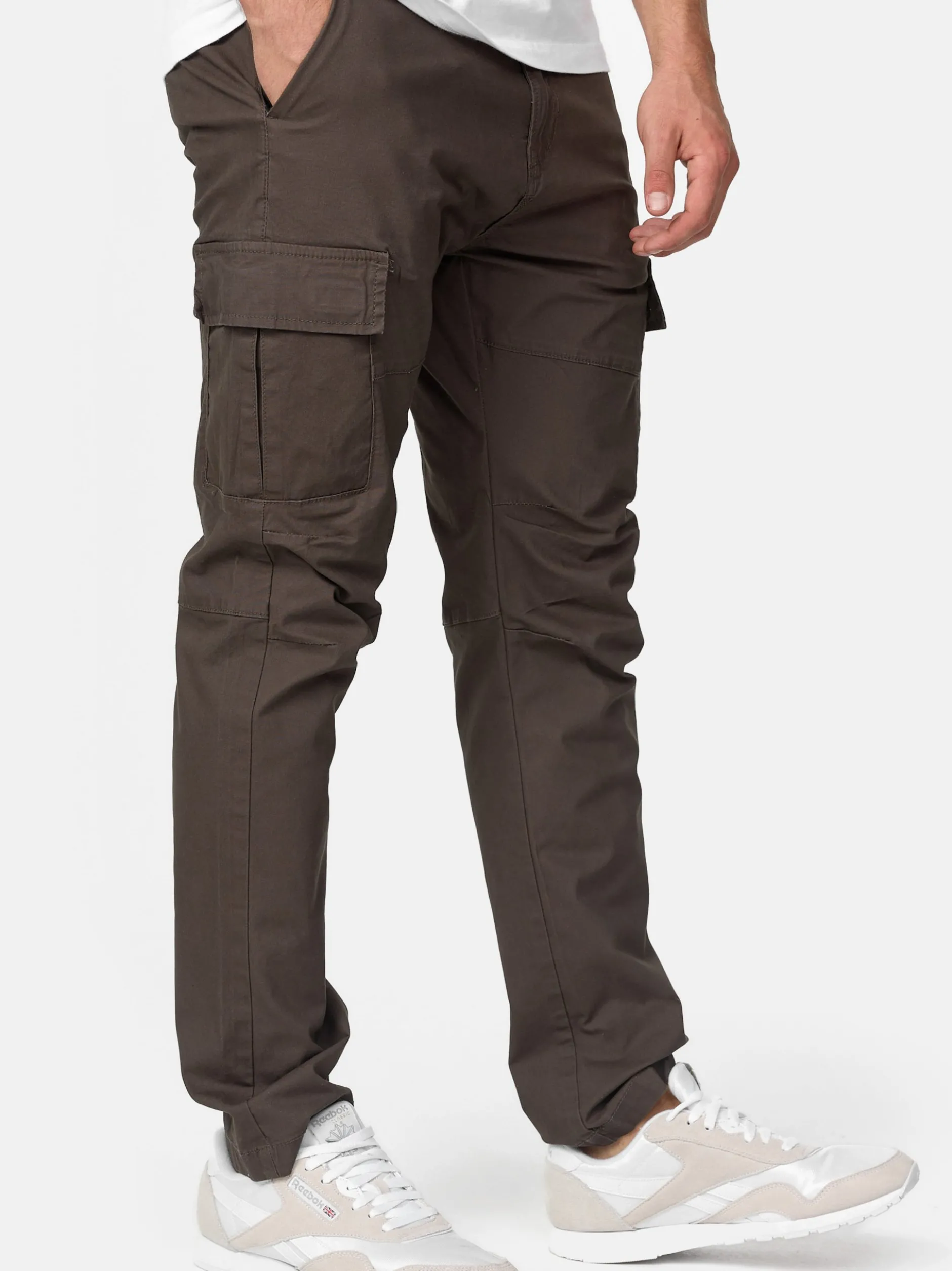 Indicode Herren Cargohose - Mathews in anthrazit