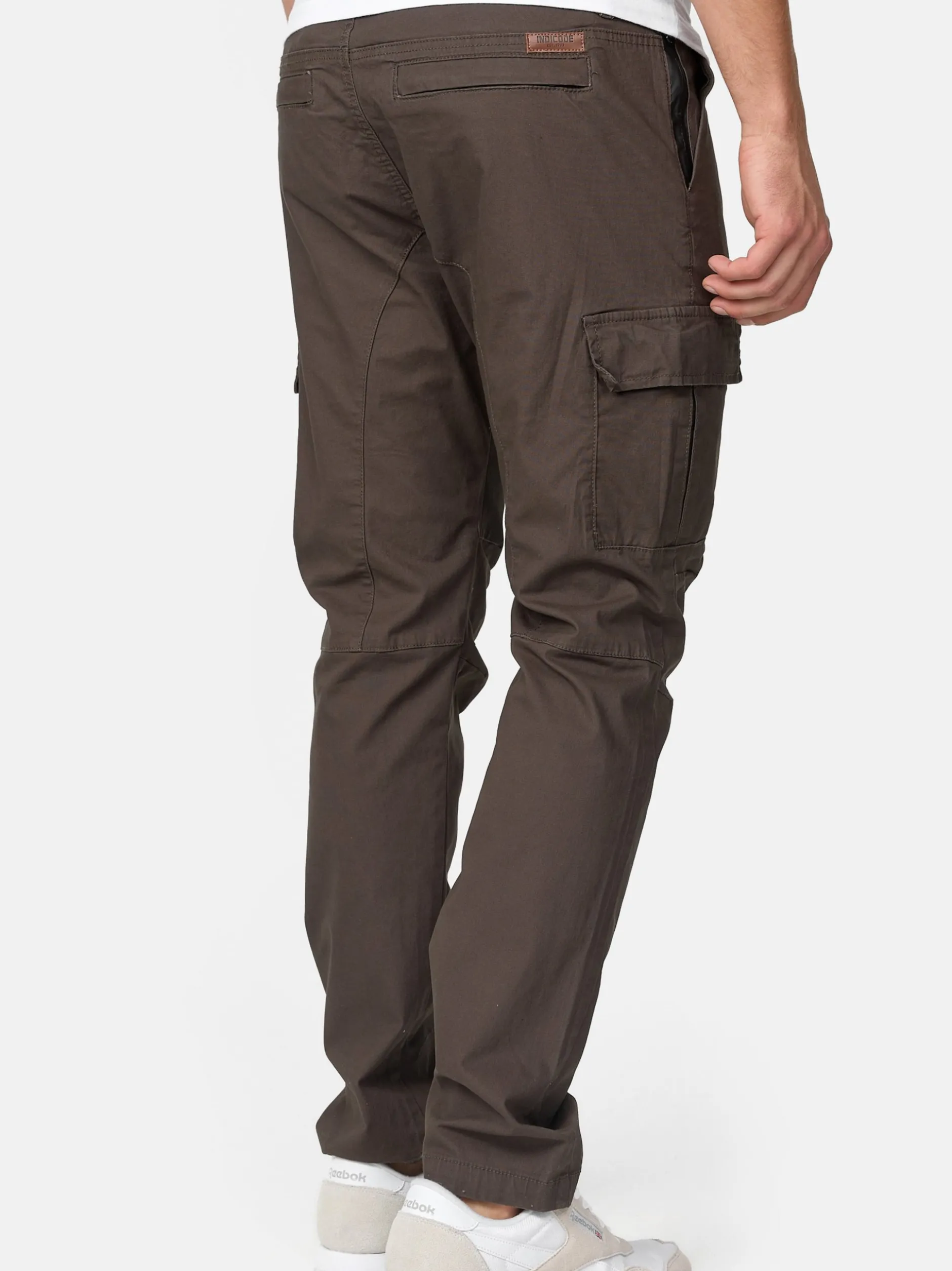 Indicode Herren Cargohose - Mathews in anthrazit