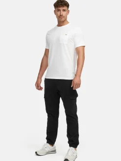 Indicode Herren Cargohose - Walker in schwarz