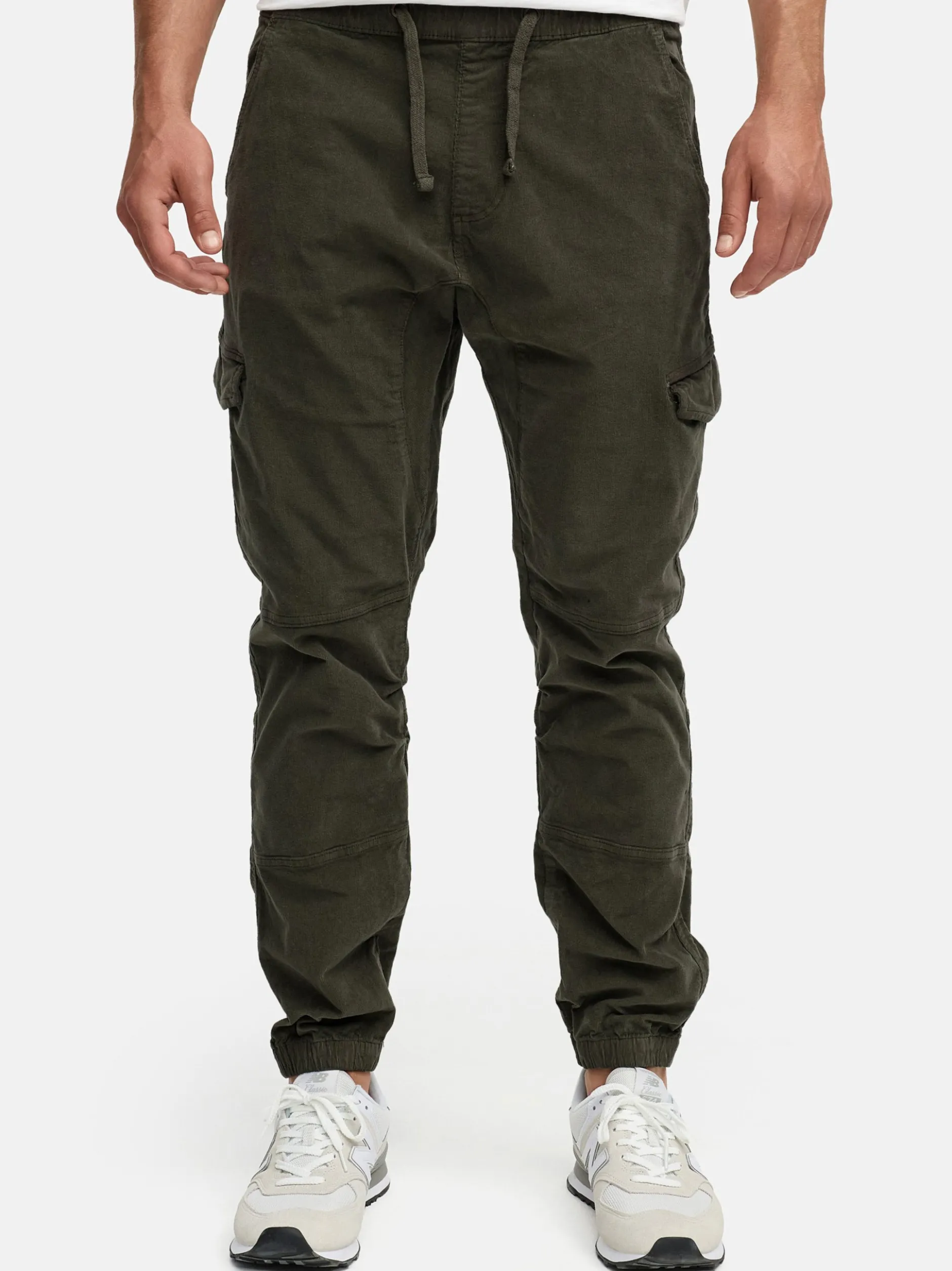Indicode Herren Cargohose - Walker in khaki