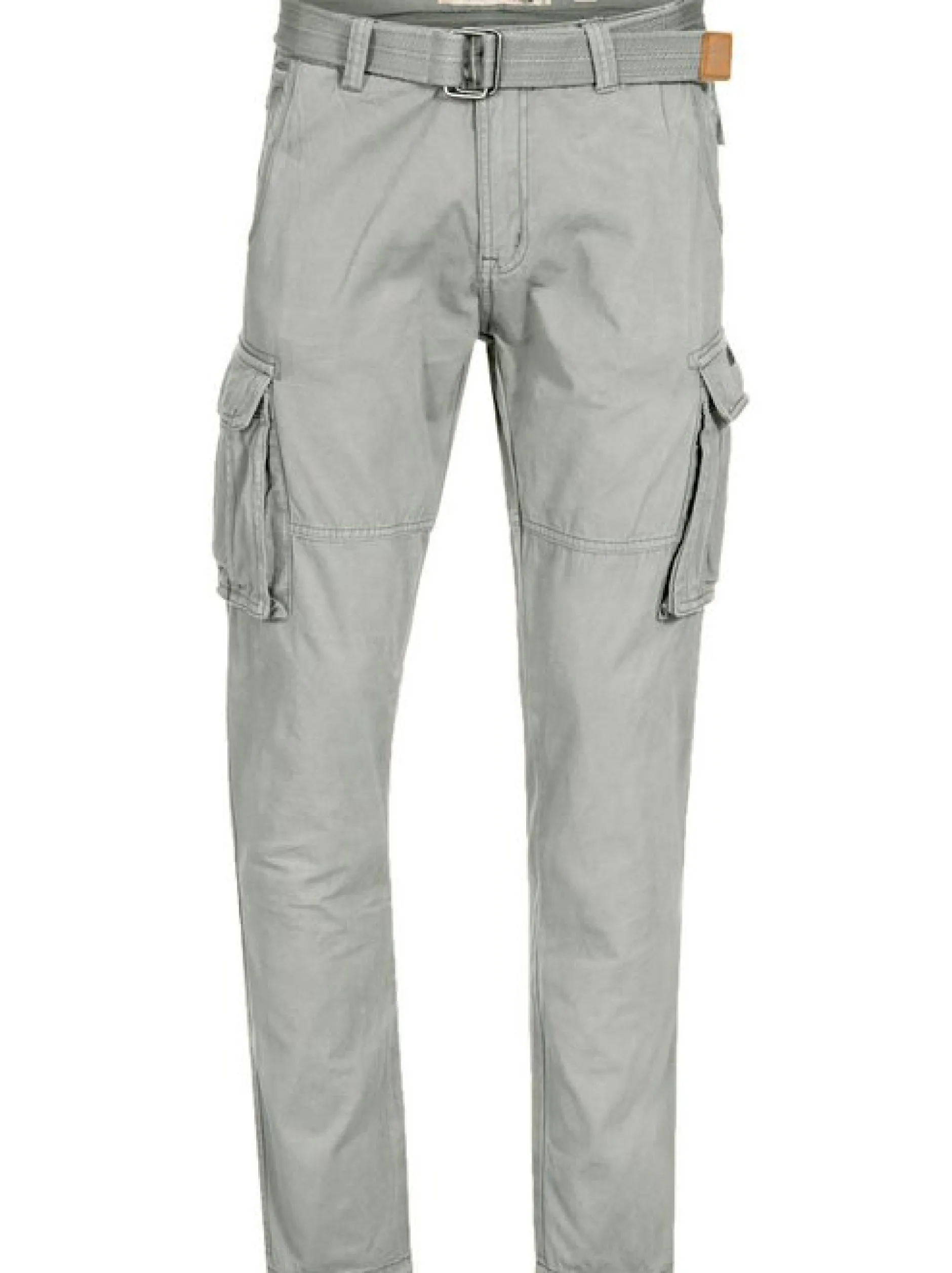 Indicode Herren Cargohose - William in hellgrau grau