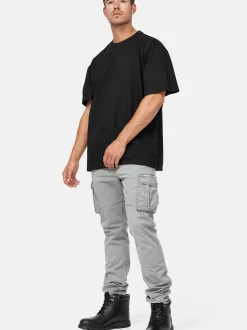 Indicode Herren Cargohose - William in hellgrau grau