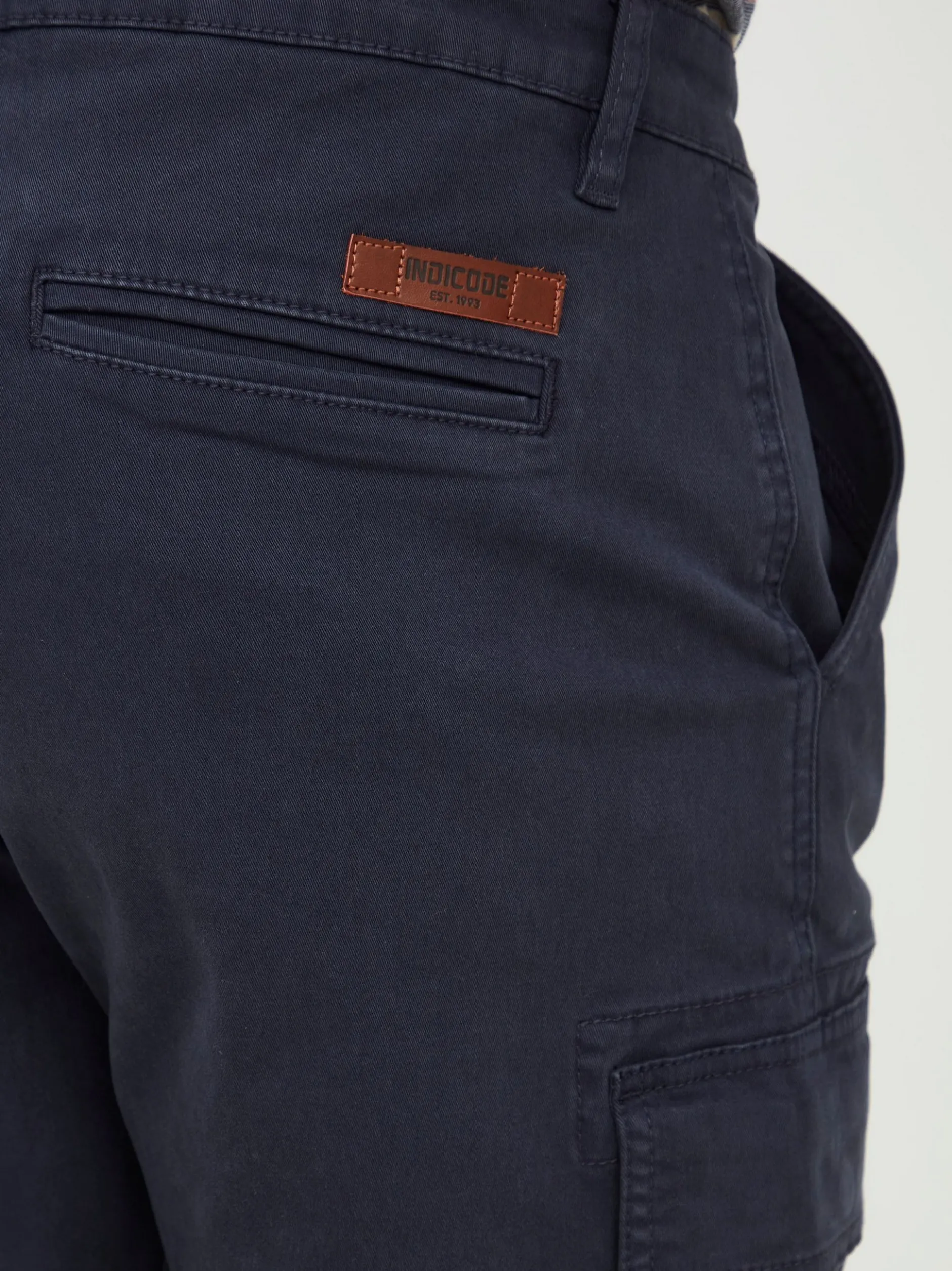 Indicode Herren Cargoshorts - IDBrom in marine
