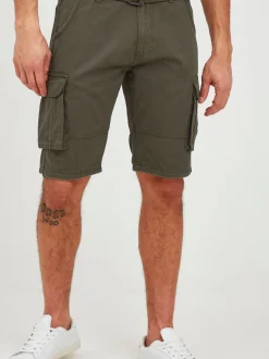 Indicode Herren Cargoshorts - IDCosta in grün