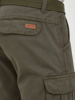 Indicode Herren Cargoshorts - IDCosta in grün