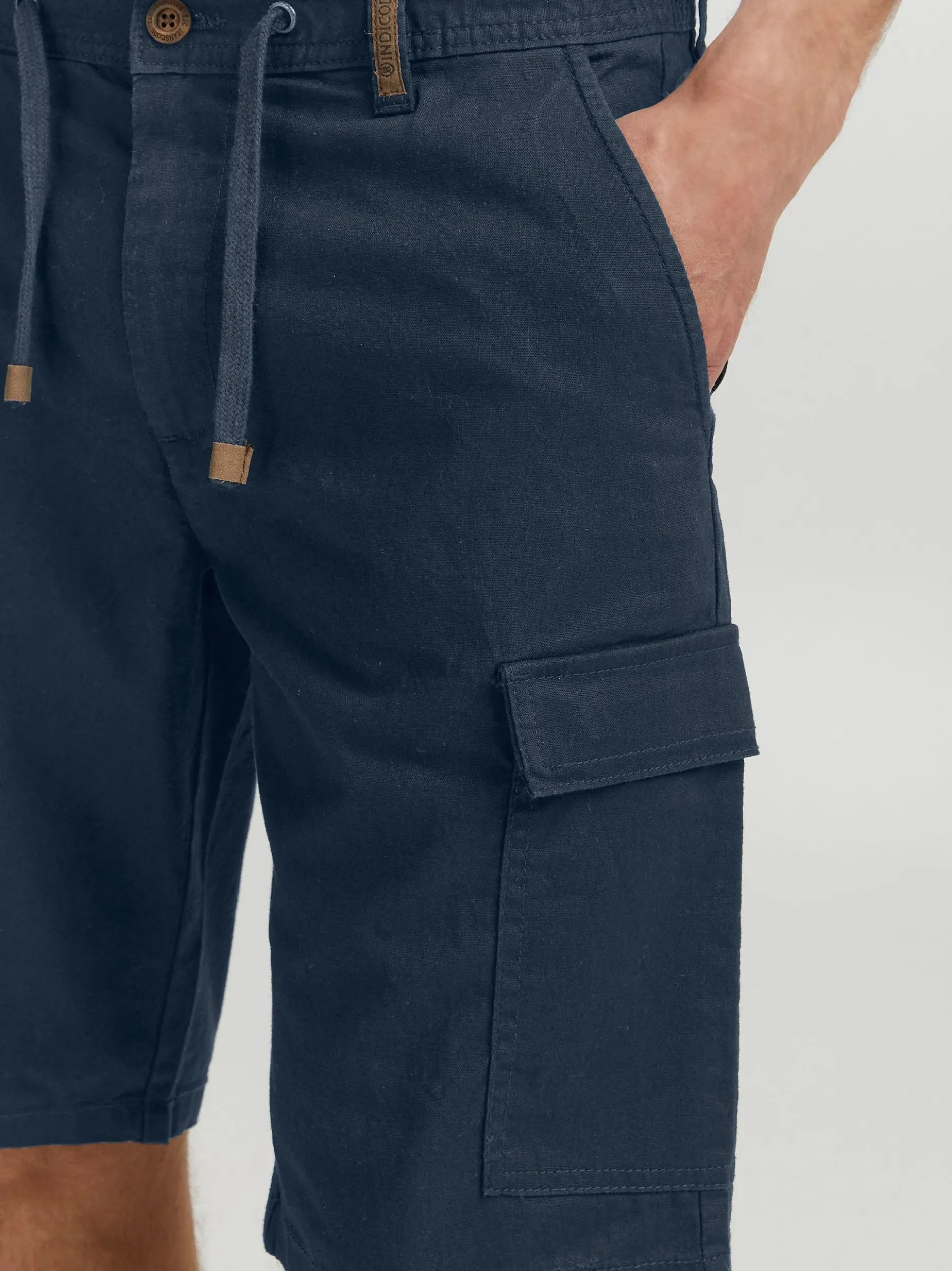 Indicode Herren Cargoshorts - IDMosato in blau
