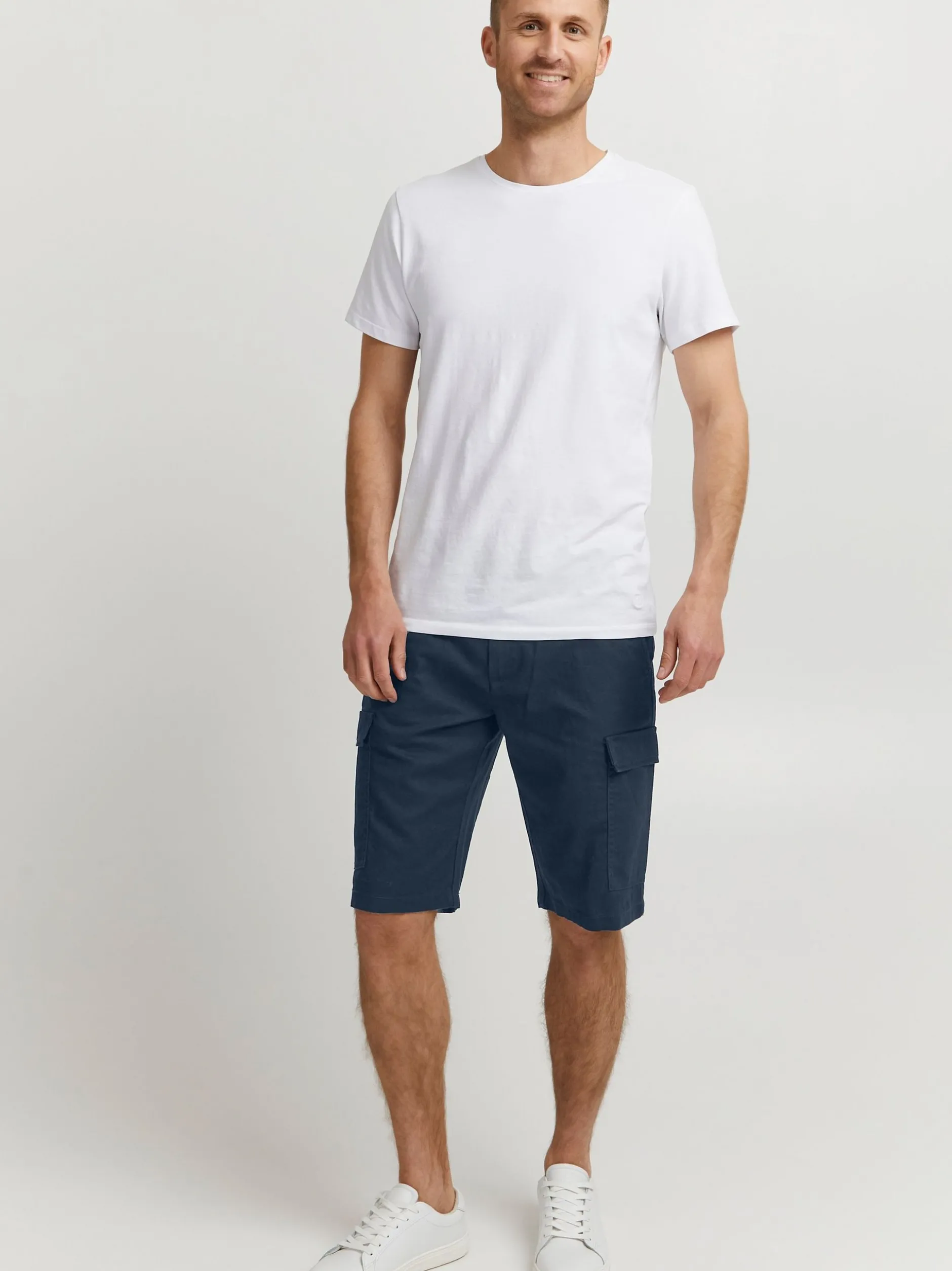 Indicode Herren Cargoshorts - IDMosato in blau