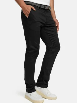 Indicode Herren Chinohose - Eary in schwarz