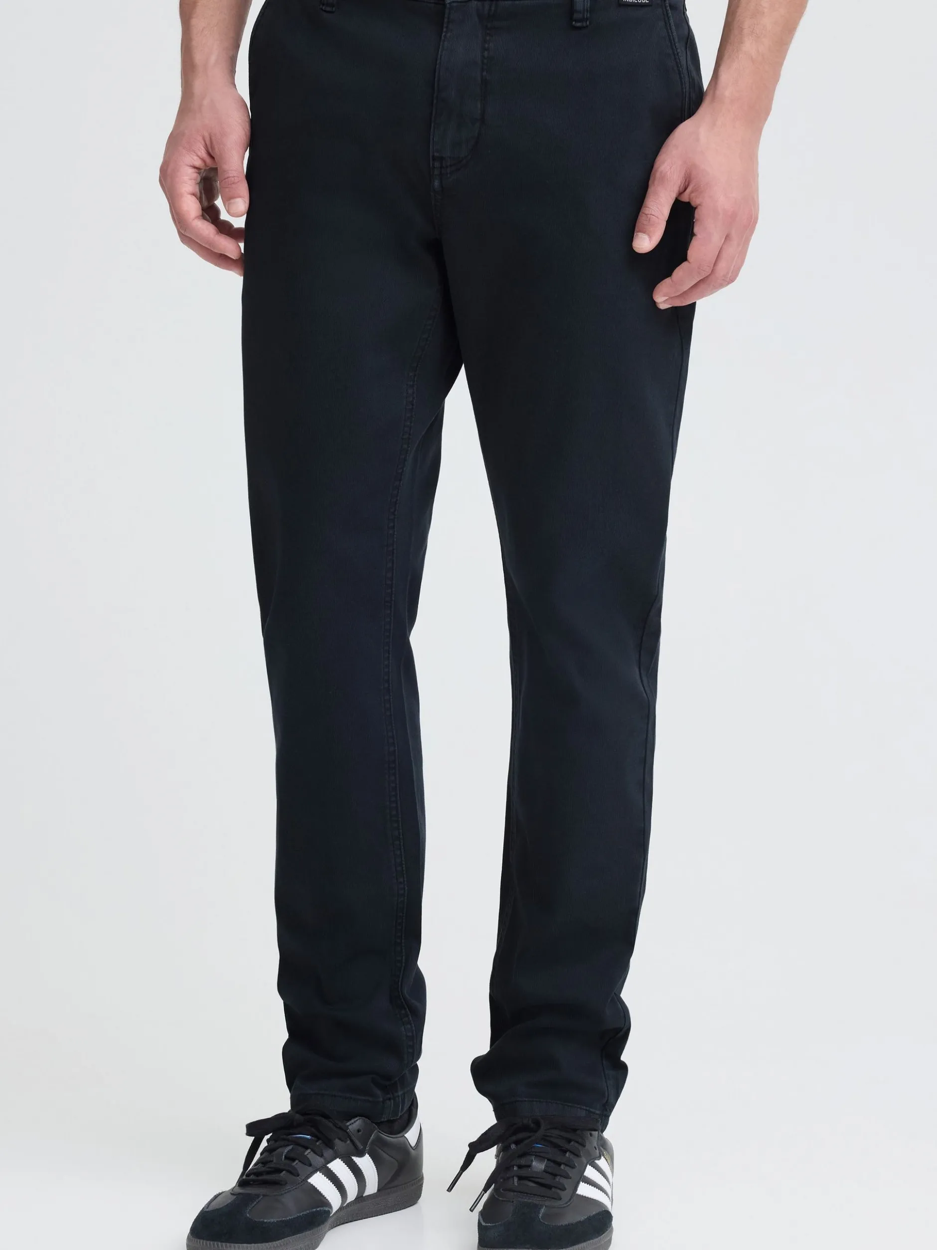 Indicode Herren Chinohose - IDLucas in schwarz