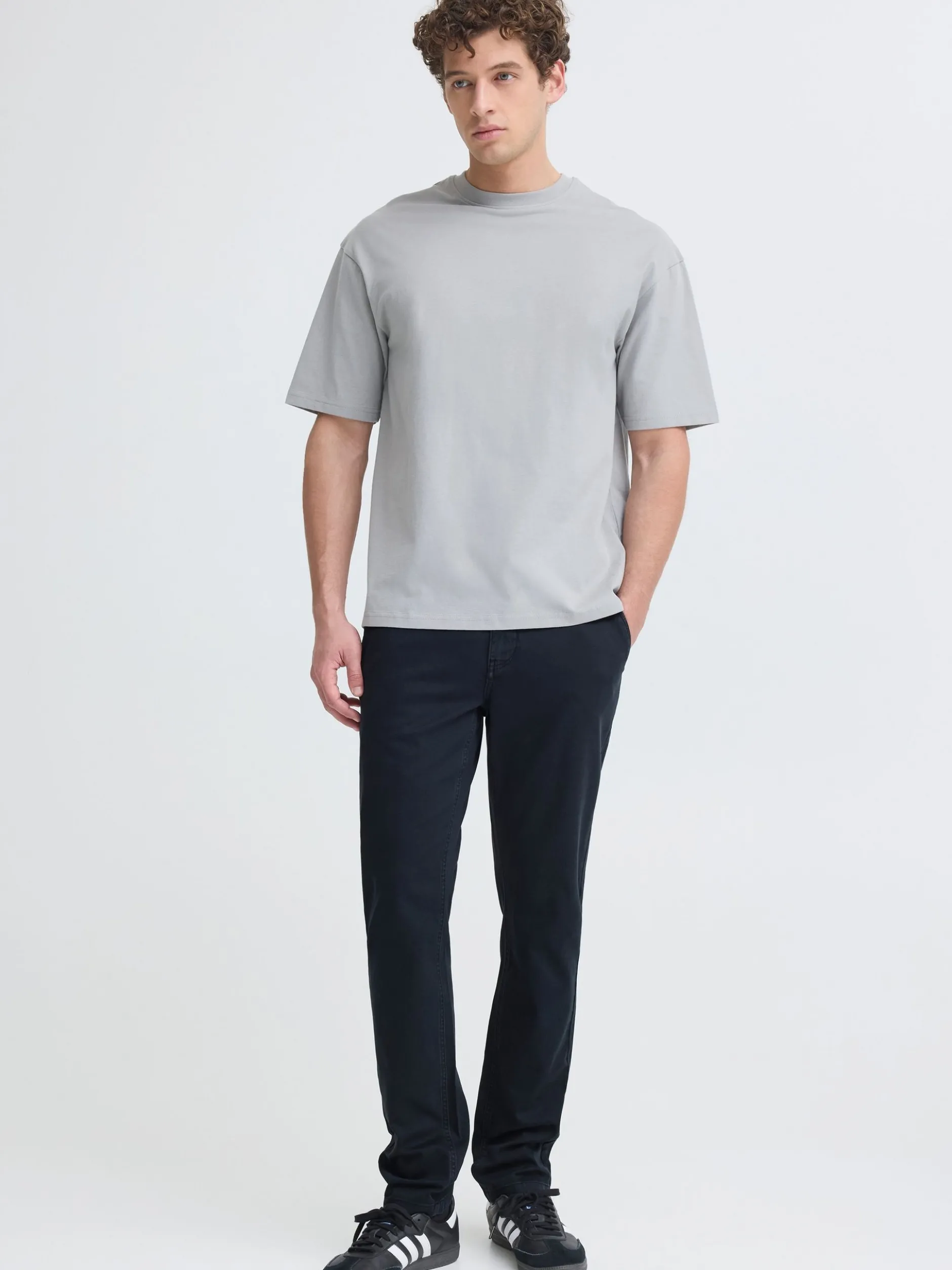Indicode Herren Chinohose - IDLucas in schwarz