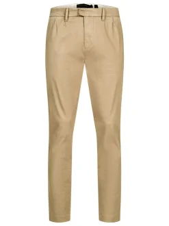 Indicode Herren Chinohose - Ignazo in beige sand