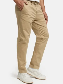 Indicode Herren Chinohose - Ignazo in beige sand