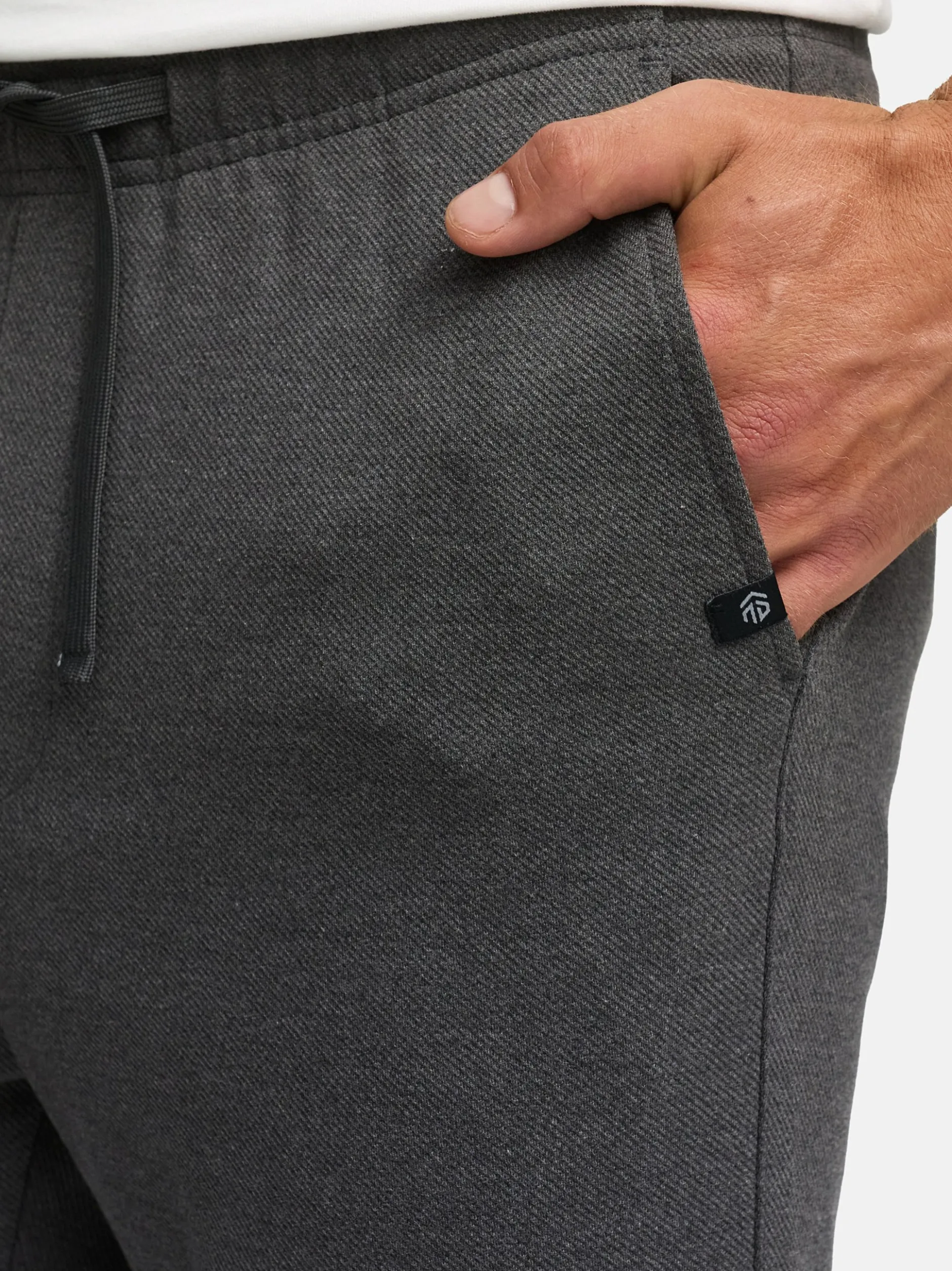 Indicode Herren Chinohose - INCowell Chinohose in anthrazit