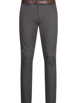 Indicode Herren Chinohose - INPilli in anthrazit grau