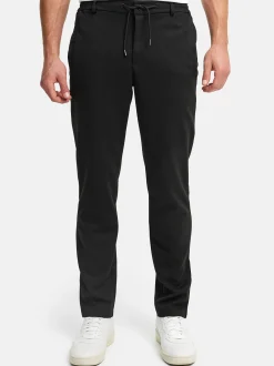 Indicode Herren Chinohose - INNezzo String Pant in schwarz