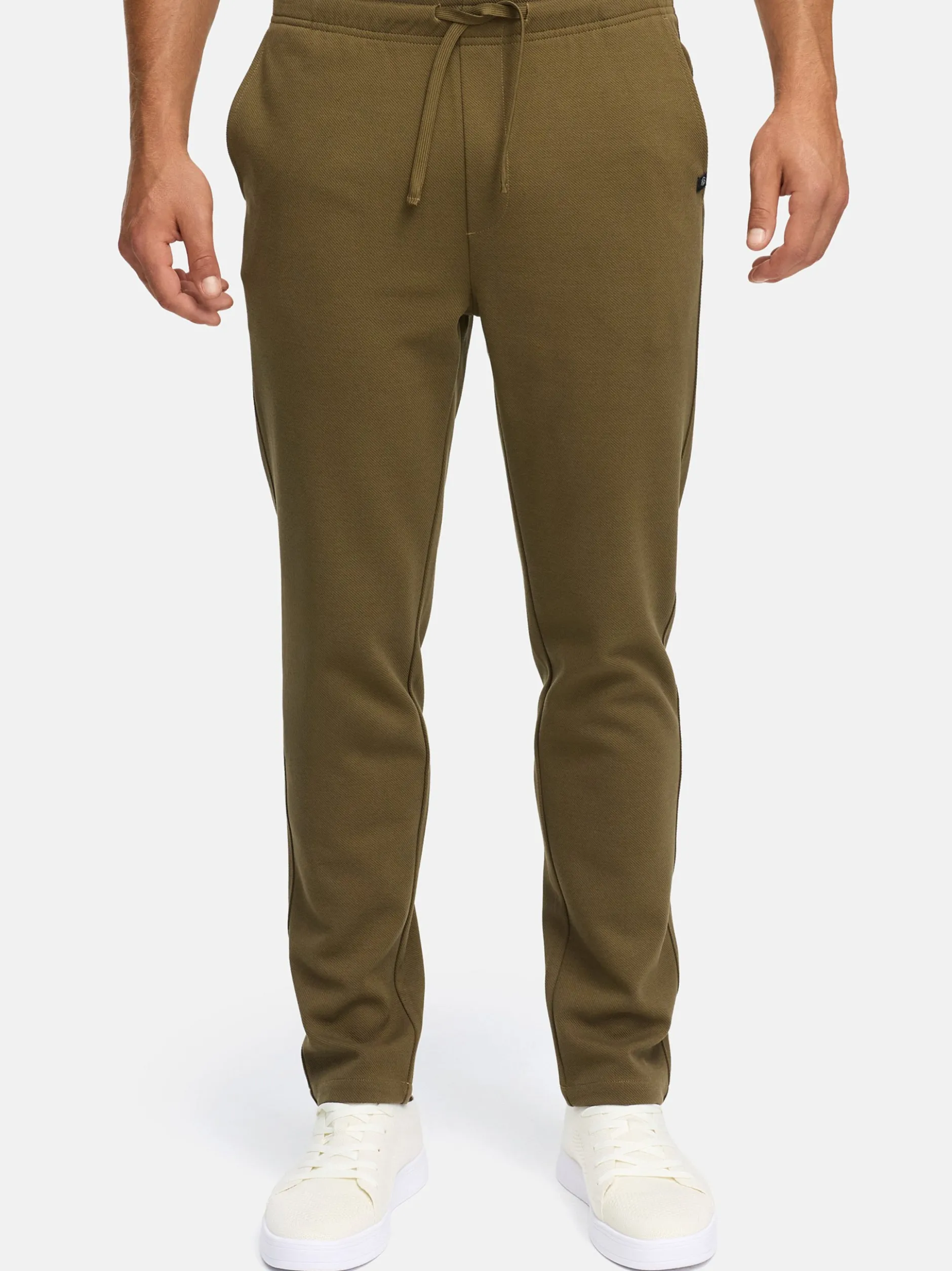 Indicode Herren Chinohose - INCowell Chinohose in oliv