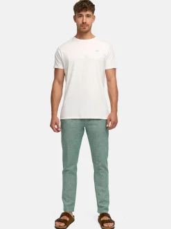 Indicode Herren Chinohose - INLino in grün