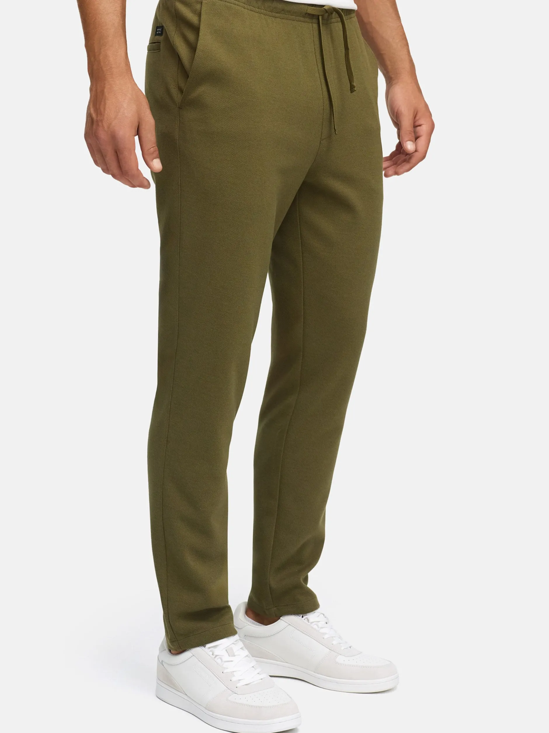 Indicode Herren Chinohose - INCowell Chinohose in oliv khaki