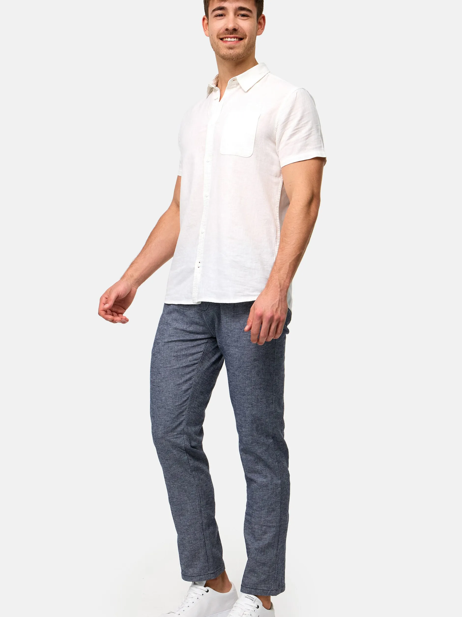 Indicode Herren Chinohose - INRemy in marine