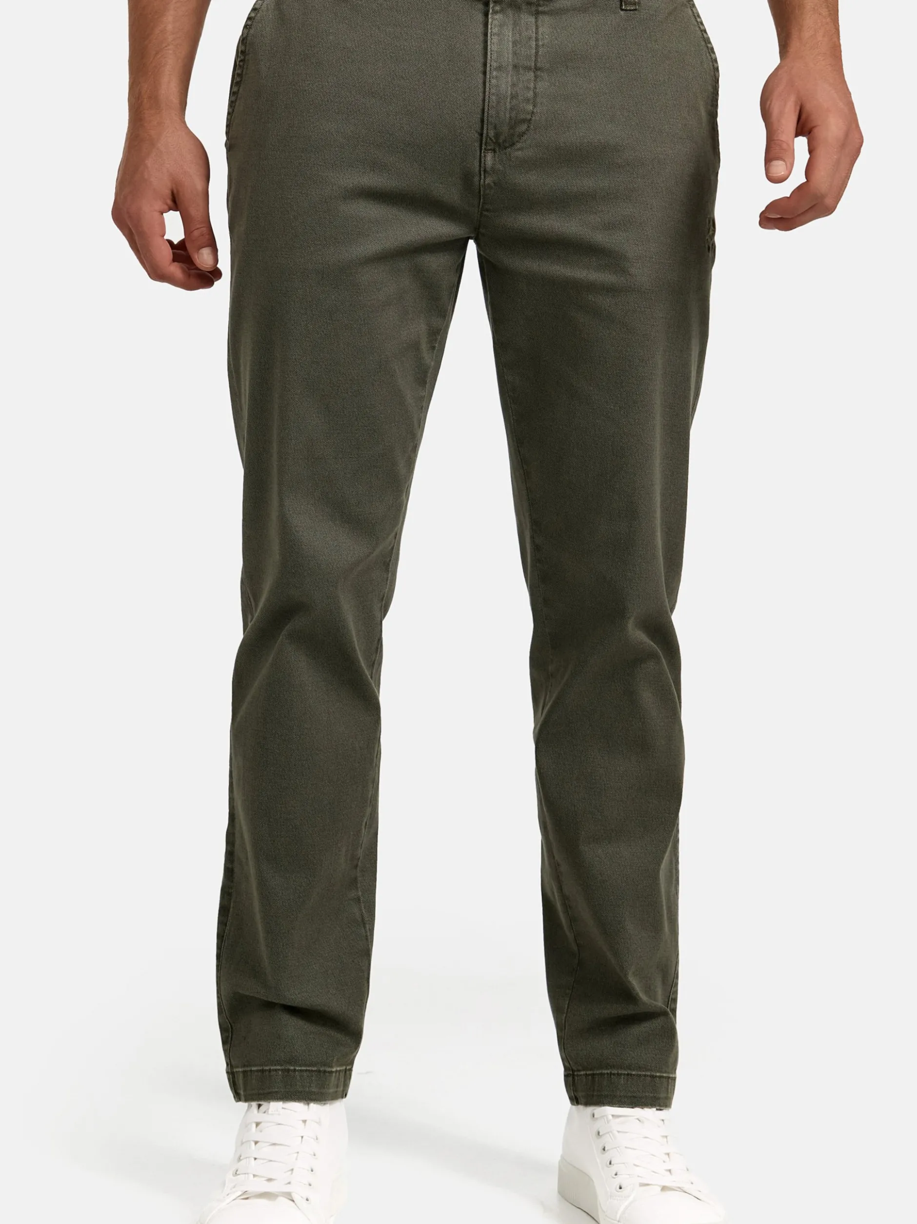 Indicode Herren Chinohose - INGabrin in khaki