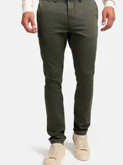 Indicode Herren Chinohose - INGeoport in khaki