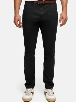 Indicode Herren Chinohose - INPilli in schwarz