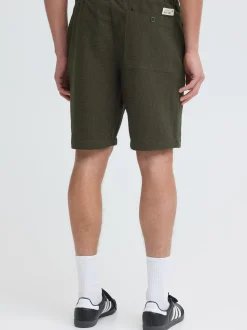 Indicode Herren Chinoshorts - IDCorson in grün