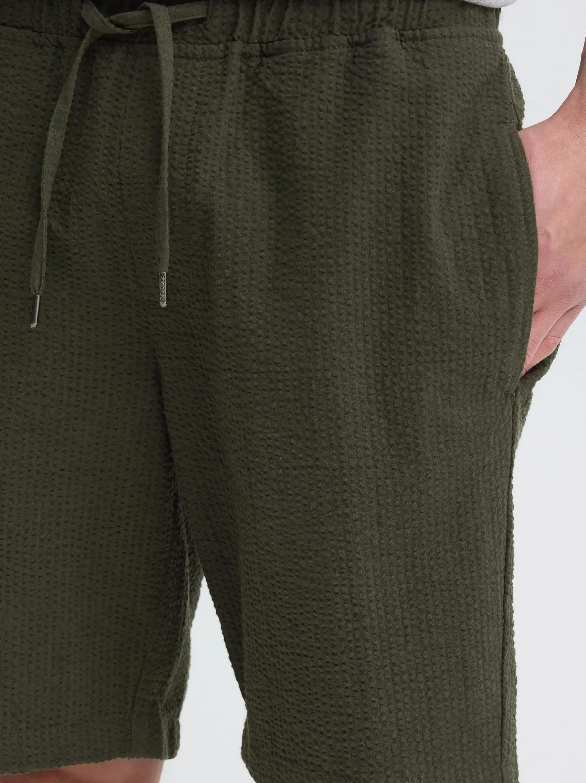Indicode Herren Chinoshorts - IDCorson in grün