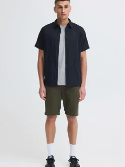 Indicode Herren Chinoshorts - IDCorson in grün