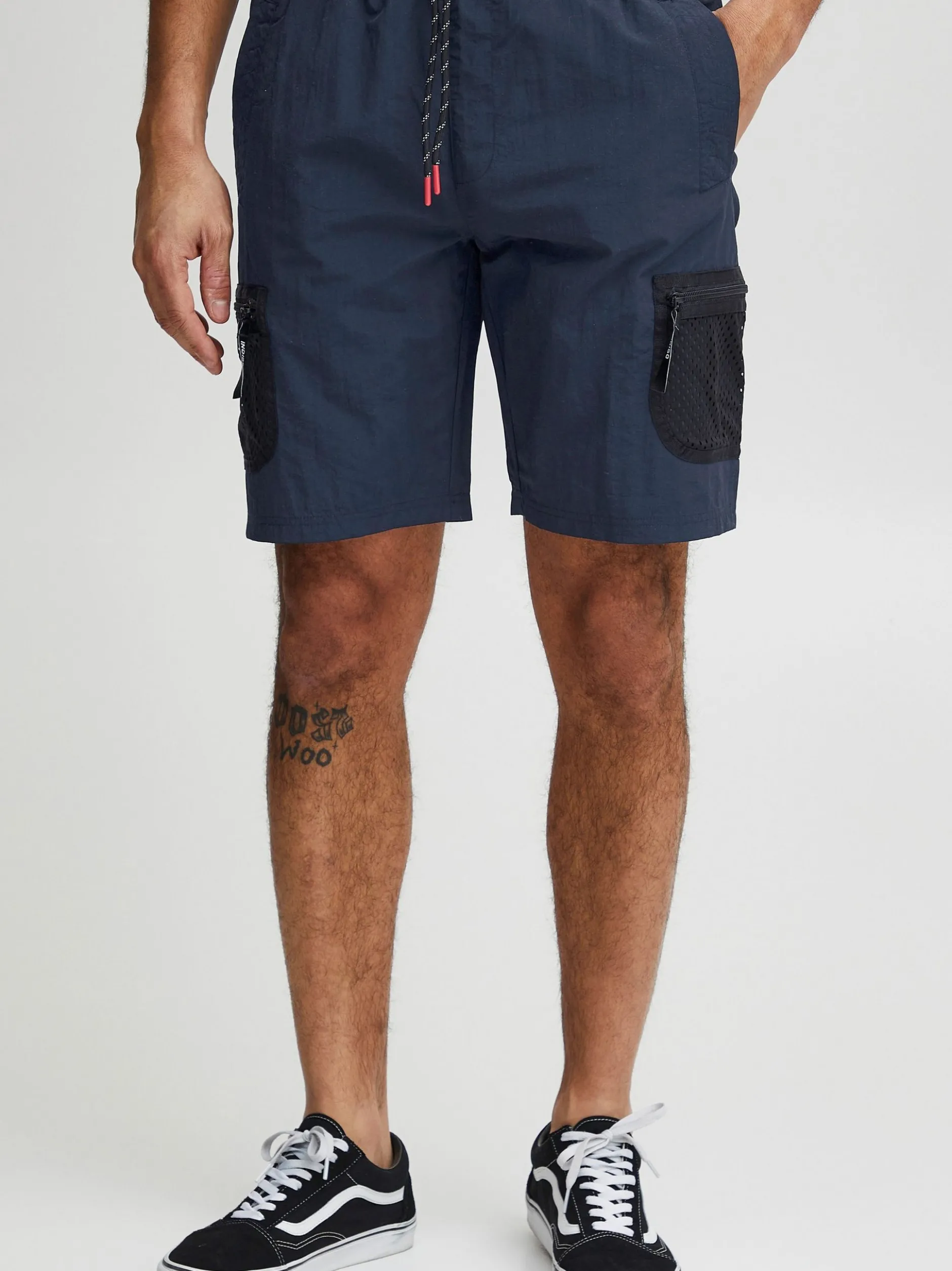 Indicode Herren Chinoshorts - IDPeter in marine