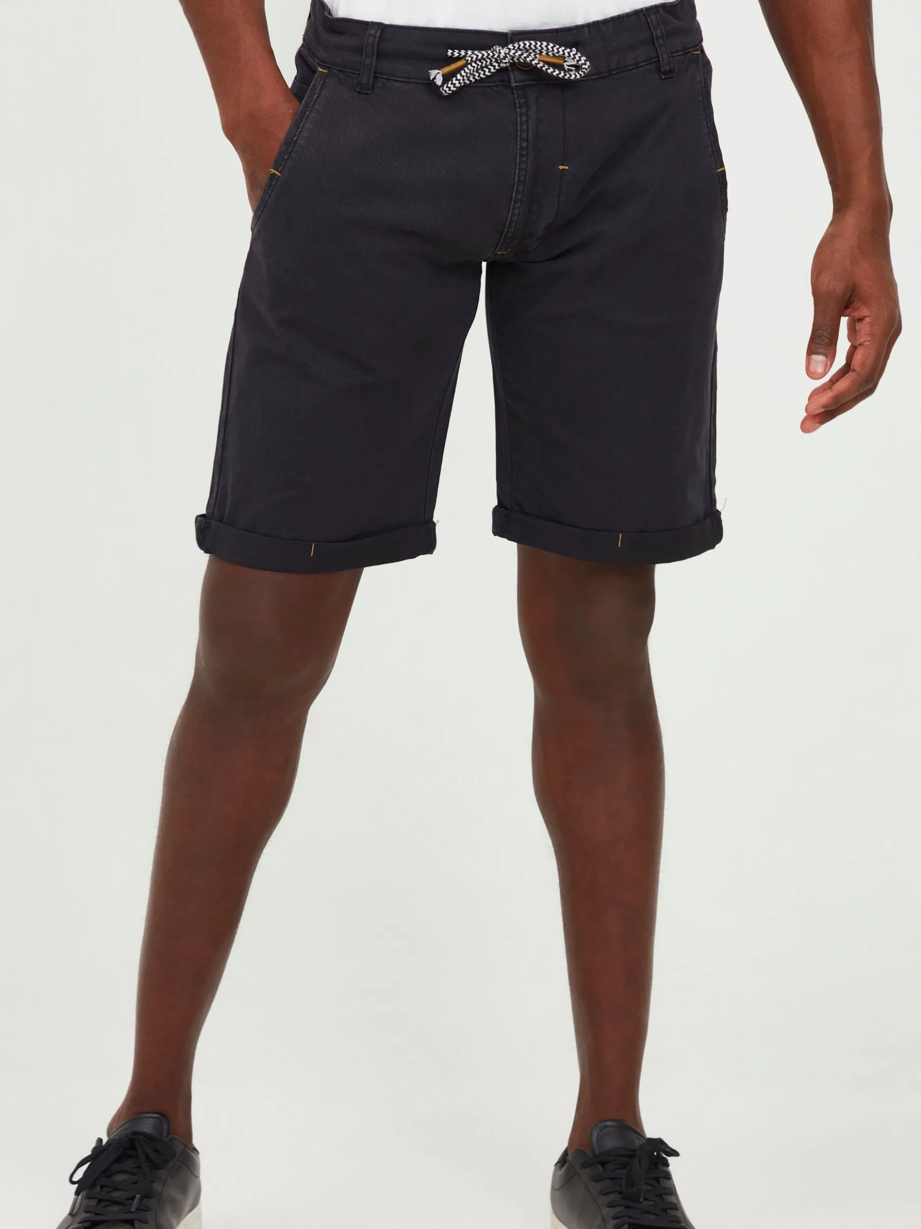 Indicode Herren Chinoshorts - IDMika in schwarz