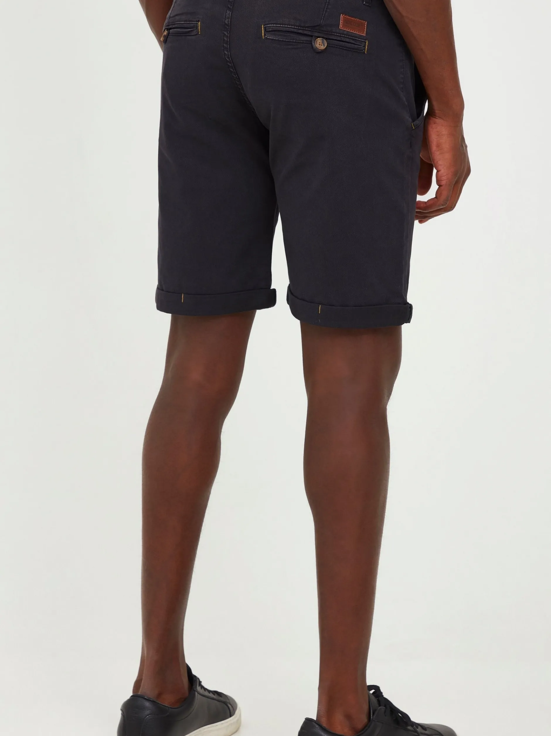 Indicode Herren Chinoshorts - IDMika in schwarz
