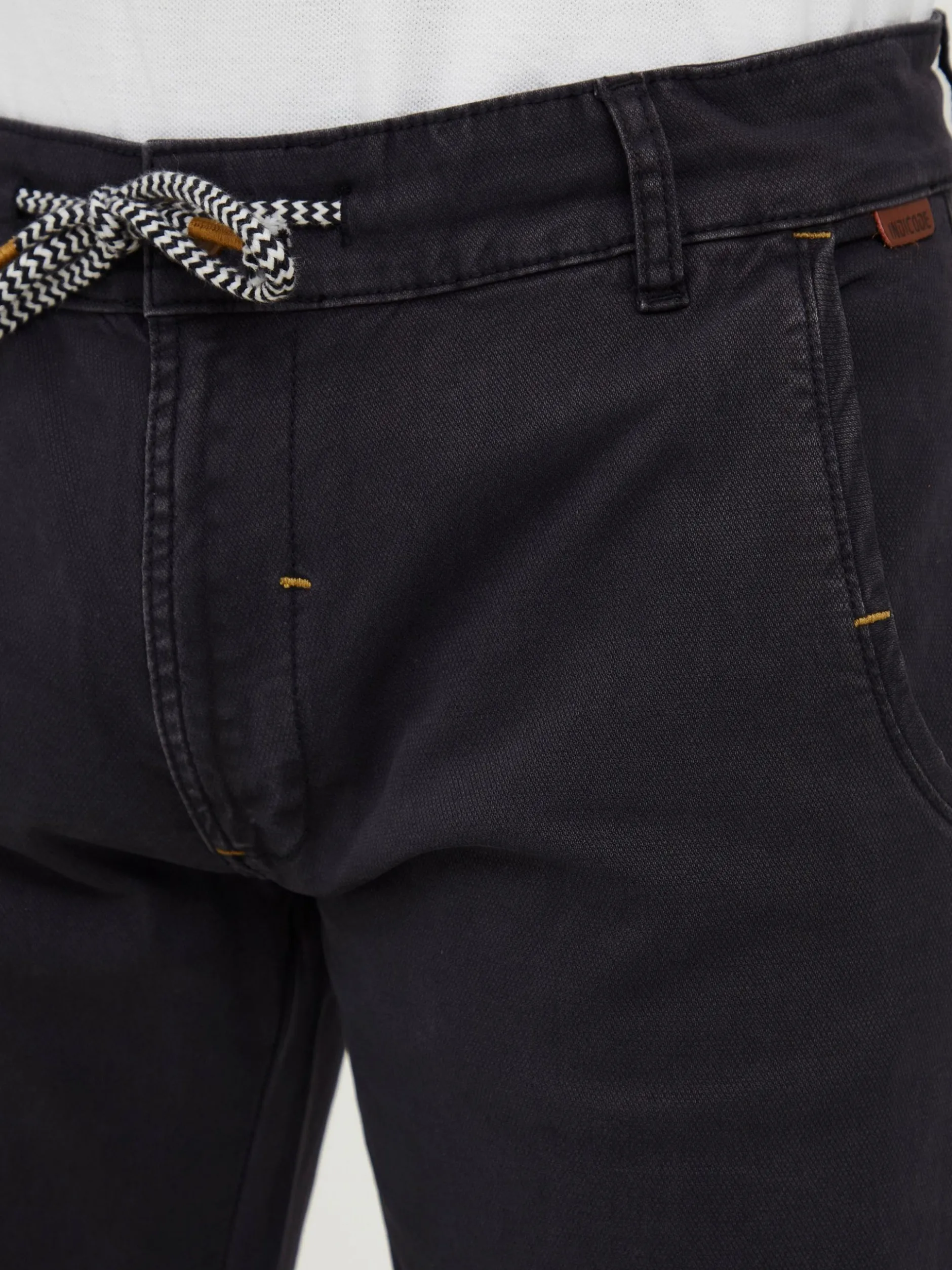 Indicode Herren Chinoshorts - IDMika in schwarz