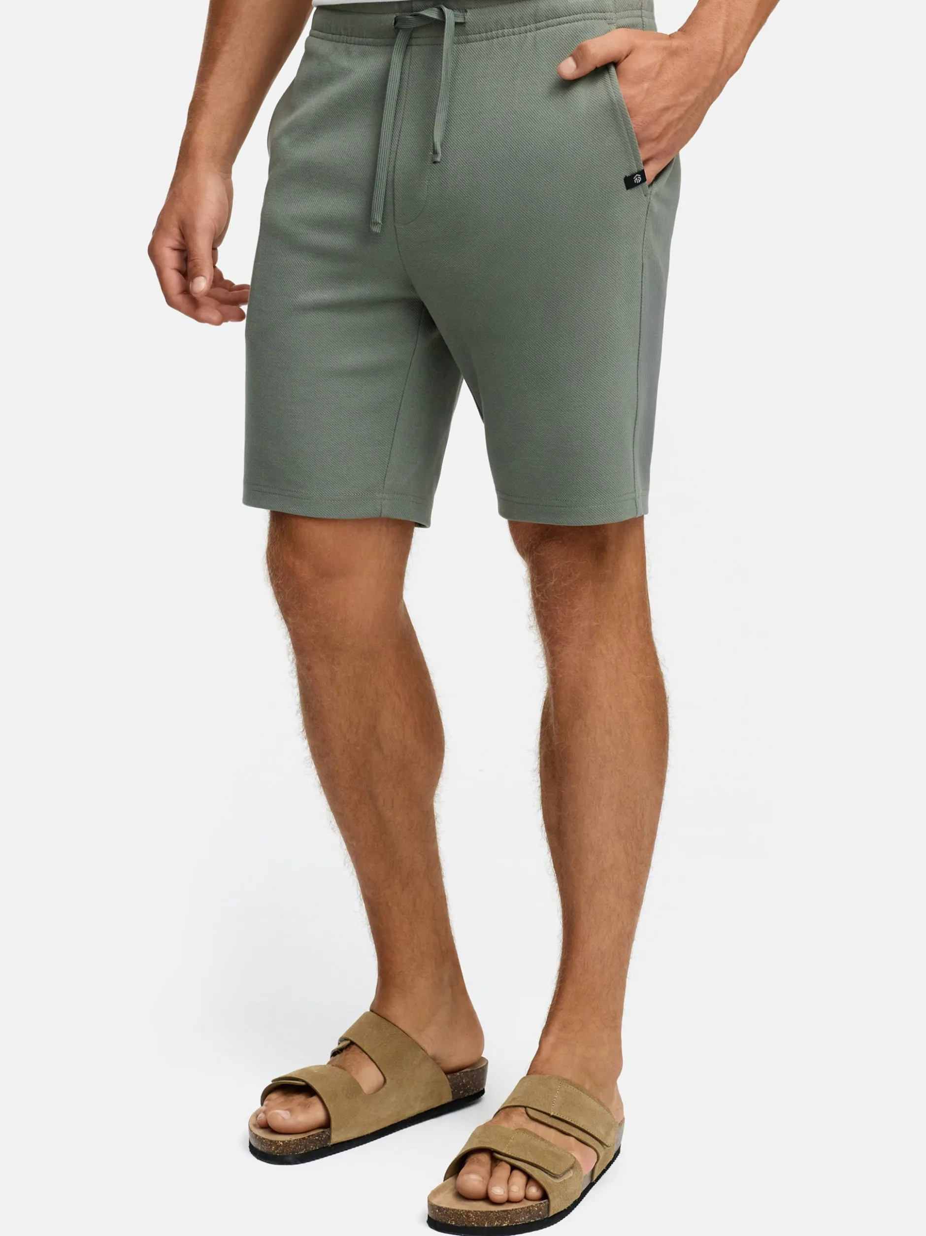 Indicode Herren Chino-Shorts - INCowell Short in mint