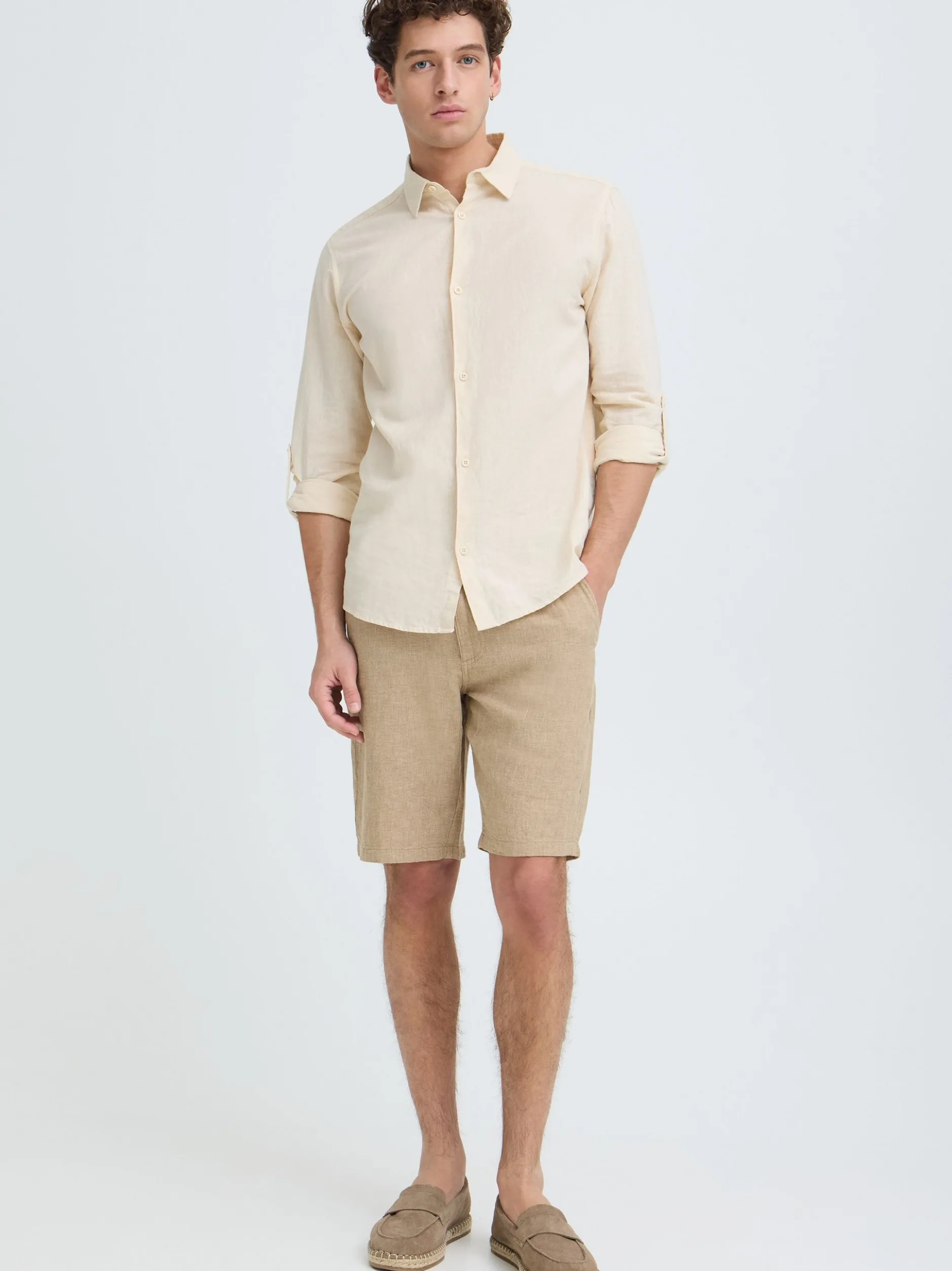 Indicode Herren Chinoshorts - IDTropelo in braun