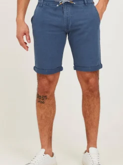 Indicode Herren Chinoshorts - IDMika in blau