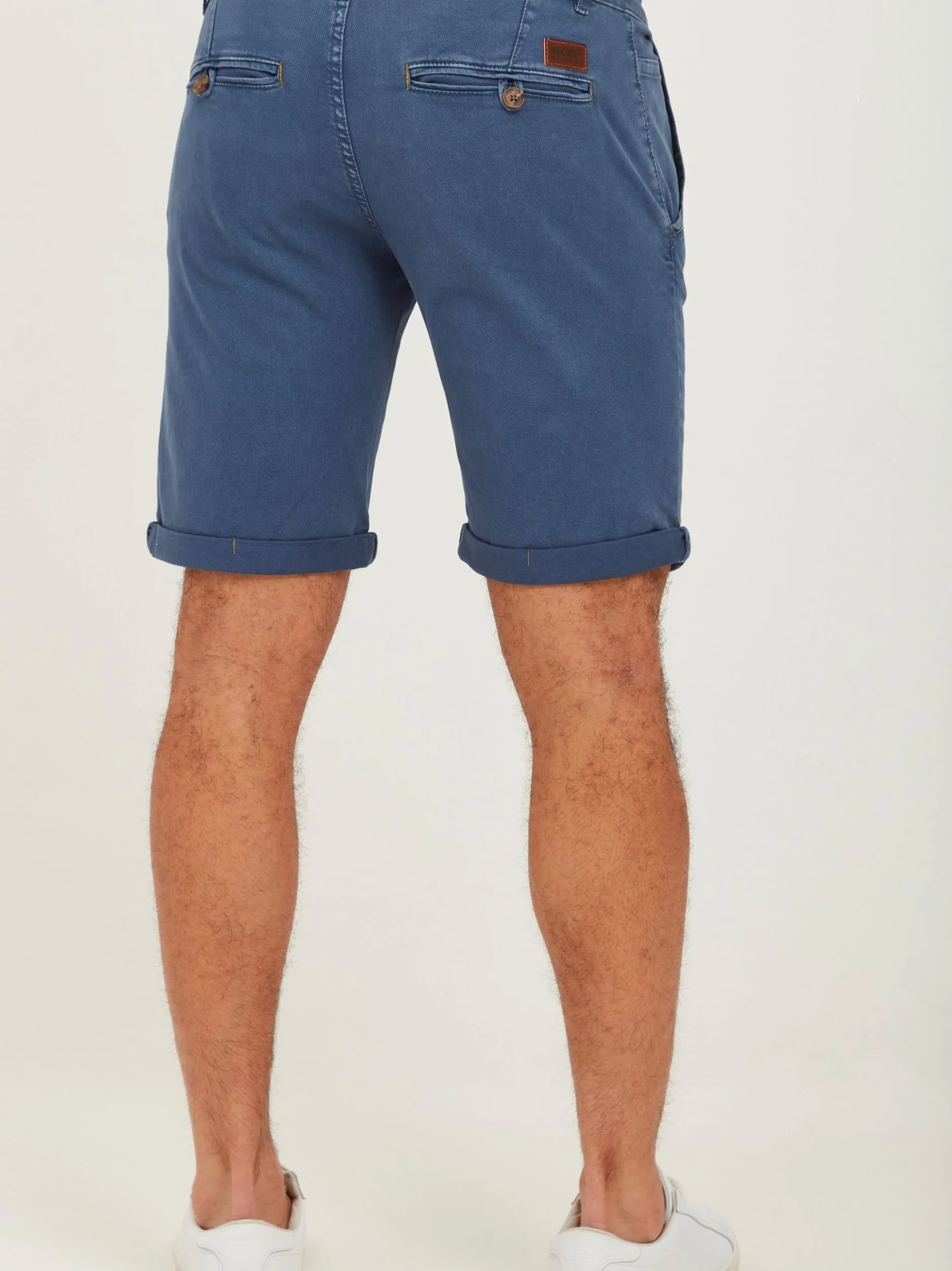 Indicode Herren Chinoshorts - IDMika in blau