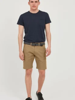 Indicode Herren Chinoshorts - IDLozano in beige