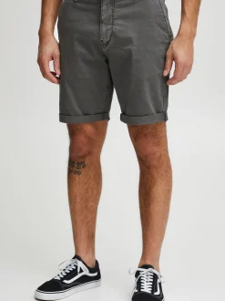 Indicode Herren Chinoshorts - IDLuca in grau